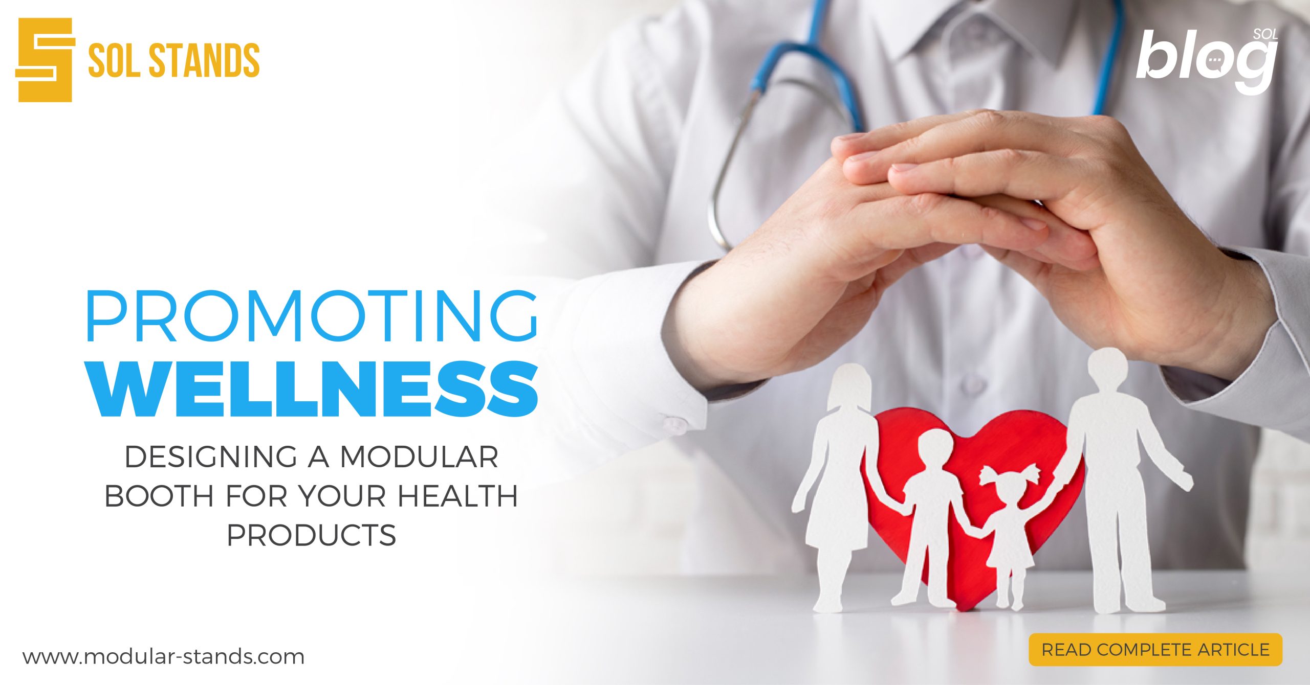 Promoting Wellness: Designing a Modular Booth for Your Health Products