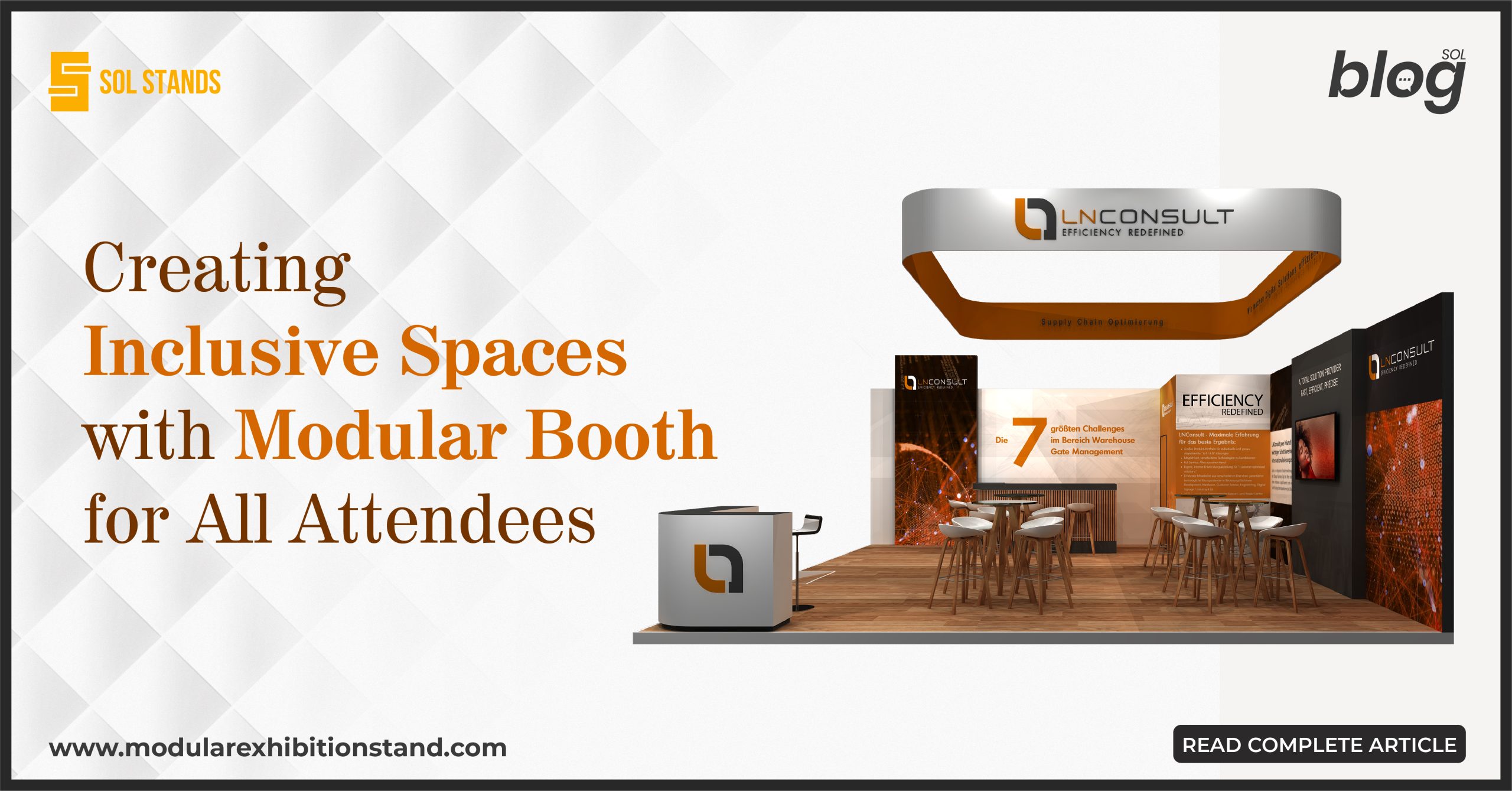 Creating Inclusive Spaces with Modular Booth for All Attendees